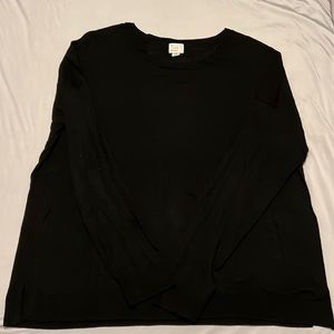Light weight black sweater XXL